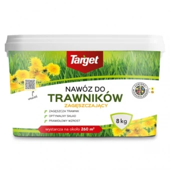 Nawóz do trawników ZAGĘSZCZAJĄCY Target 8KG
