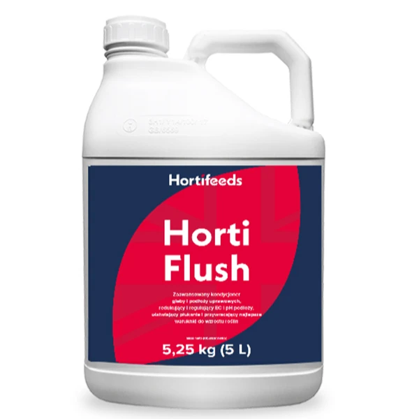 Hortiflush kondycjoner do płukania podłoży - usuwa nadmiar EC 5 L 