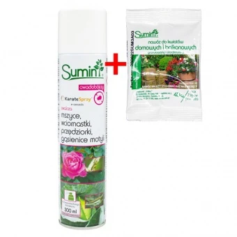 Karate Spray Aerozol 300 ml na przędziorki, mszyce  + nawóz Plantacote gratis