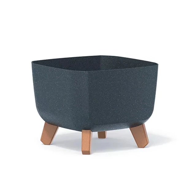 Doniczka Gracia Square ECO Wood – Antracyt FSC mix DNV-COC-002260 (DGQL240W-S433W)