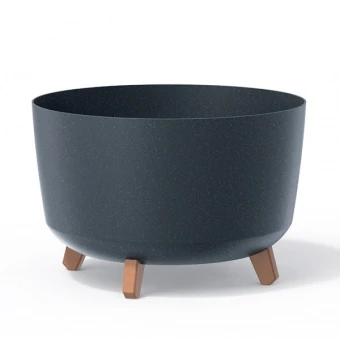 Doniczka Gracia ECO Wood – Antracyt FSC mix DNV-COC-002260  (DGRL400W-S433W)