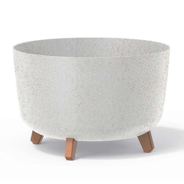 Doniczka Gracia ECO Wood – Biała FSC mix DNV-COC-002260 (DGRL400W-S449W)