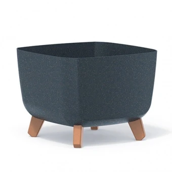 Doniczka Gracia Square ECO Wood – Antracyt FSC mix DNV-COC-002260 (DGQL300W-S433W)