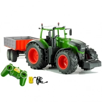 DOUBLE EAGLE traktor zdalnie sterowany z przyczepą E354