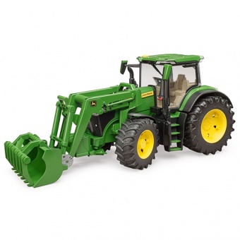 BRUDER 03151 traktor / ciągnik John Deere 7R 350 z ładowaczem