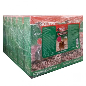 SOLTEX granulat na myszy i szczury 6kg (12 saszetek po 500G)