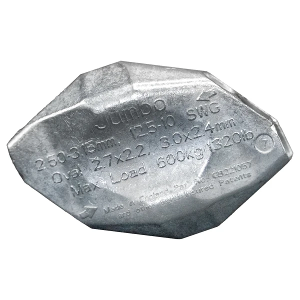 Szybkozłączka Gripple Jumbo do drutu 2.50- 3.15 mm max 600kg