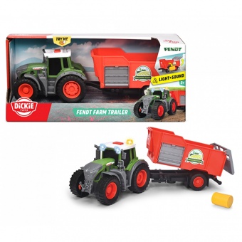 DICKIE Fendt Traktor z przyczepą 26 CM 373-4001