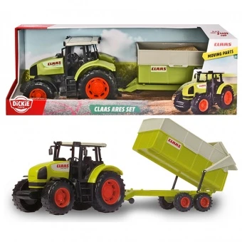 DICKIE Traktor z przyczepą – wywrotką Claas Ares 373-9000