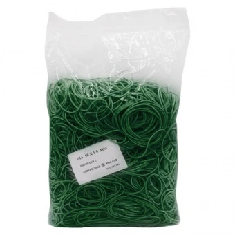 GUMKA KOLOROWA 1KG ZIELONY 50x1,5 mm