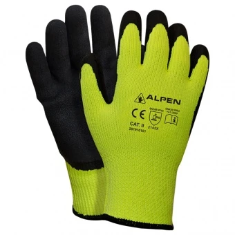 Rękawice ocieplane ALPEN / GRIP WINTER - żółte 10