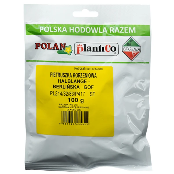 Pietruszka Korzeniowa Halblange Berlińska GOF Nasiona 100 g