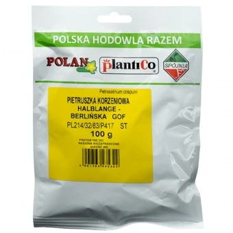 Pietruszka Korzeniowa Halblange Berlińska GOF Nasiona 100 g