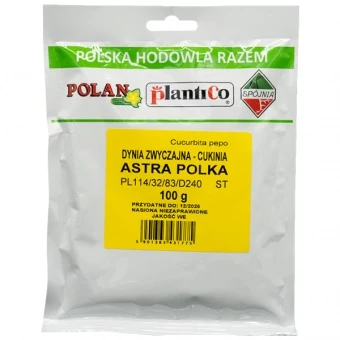 Dynia Zwyczajna - Cukinia Astra Polka Nasiona 100 g