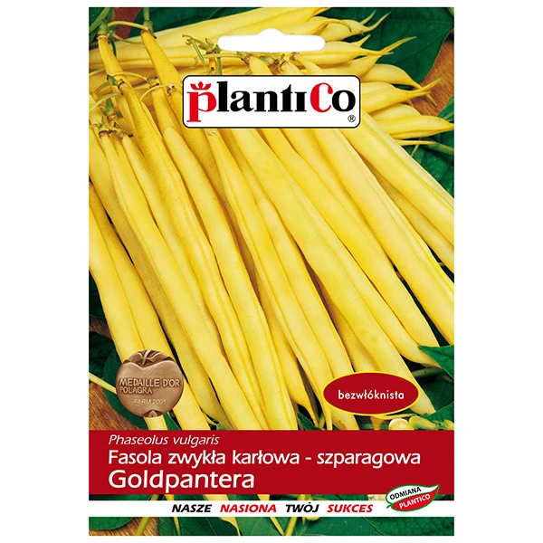 Fasola Zwykła Karłowa Szparagowa Żółta Goldpantera Nasiona 40 g