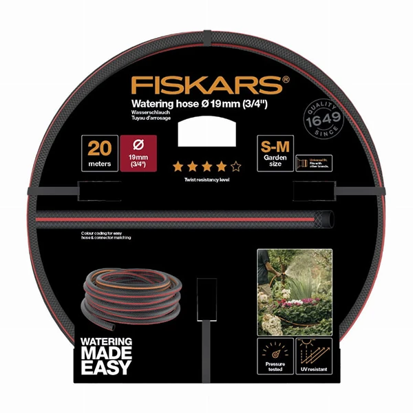 Fiskars wąż ogrodowy 3/4 19mm 20M Q4 (1027110)