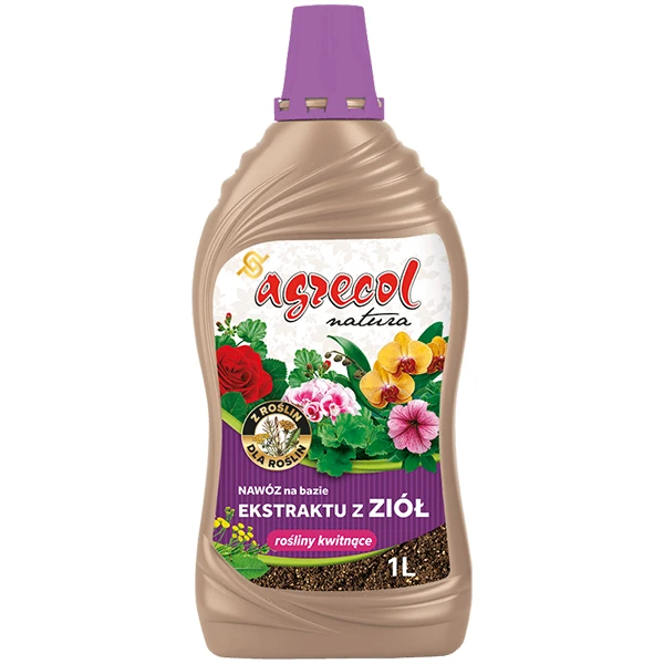 Nawóz na Bazie Ekstraktu z Ziół do Roślin Kwitnących 1L