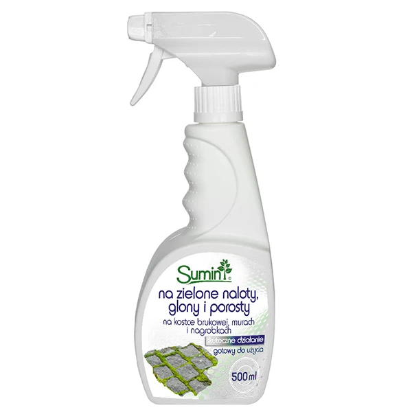 SUMIN LIKWIDUJE ZIELONE NALOTY NA BRUKU 500ML - gotowy do użycia