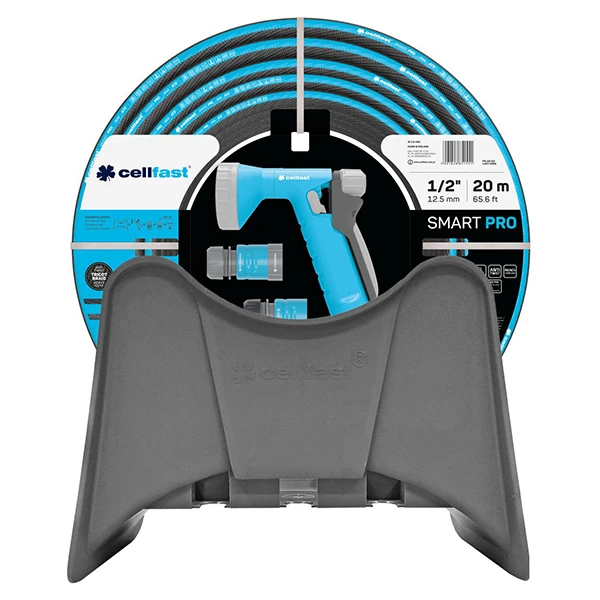 Zestaw zraszający Smart Pro ATS 1/2 cala 20 m + wieszak na wąż Cellfast