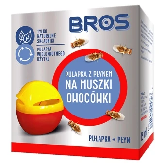 BROS PŁYN PUŁAPKA NA MUSZKI OWOCÓWKI 15ml