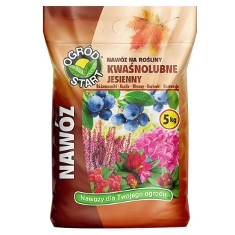 Nawóz do roślin kwaśnolubnych jesienny Ogród start 5kg