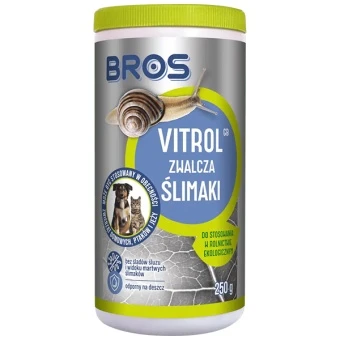 Bros Vitrol GB 250 G na ślimaki bezpieczny dla psów i kotów