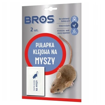 Pułapka klejowa na myszy silny klej 2 szt Bros