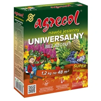 Nawóz jesienny uniwersalny bez azotu wzmacnia i poprawia odporność na zimę 1,2KG Agrecol