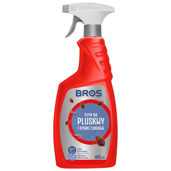 Płyn na owady biegające (rybiki, pluskwy i tp) 400ml BROS 007