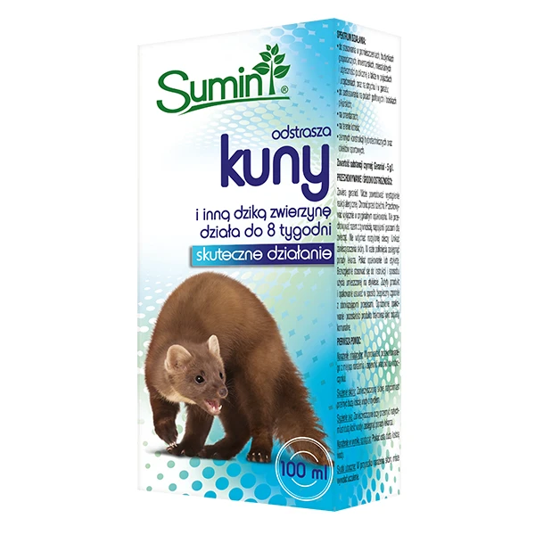 Płyn odstraszający dzikie zwierzęta 100ml Sumin