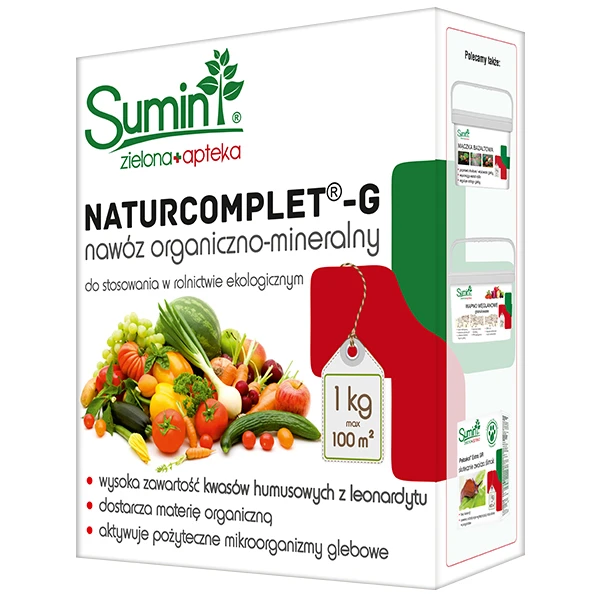 Sumin Nawóz Organiczno-Mineralny Naturcomplet-G 1 kg