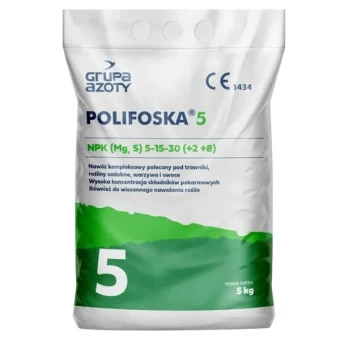 Nawóz granulowany Polifoska 5 Grupa Azoty 5 kg