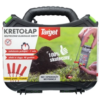 Target Kretołap zestaw do zwalczania kretów  w walizce
