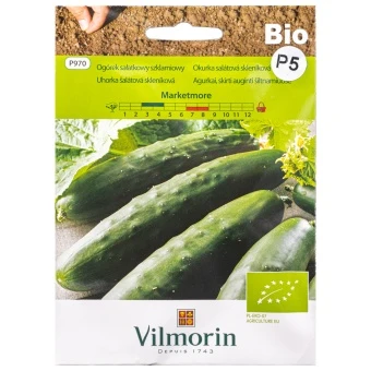 Ogórek Sałatkowy Marketmore BIO Nasiona Vilmorin 3 g