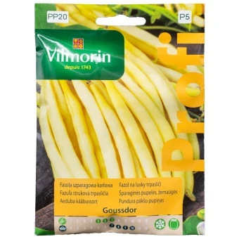Fasola Goussdor Szparagowa Żółta Nasiona Vilmorin 30 g