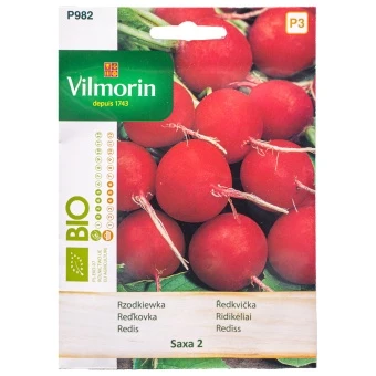 Rzodkiewka Saxa 2 BIO Nasiona Vilmorin 5 g