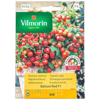 Pomidor Koktajlowy Balconi Red Nasiona Vilmorin 0,1 g