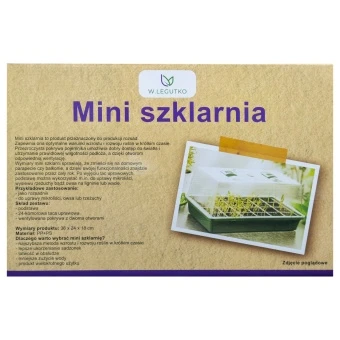 Mini szklarnia z wentylacją Legutko