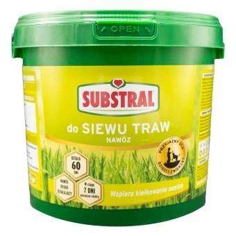Nawóz do trawników po siewie Działanie 60 dni Substral 5 kg