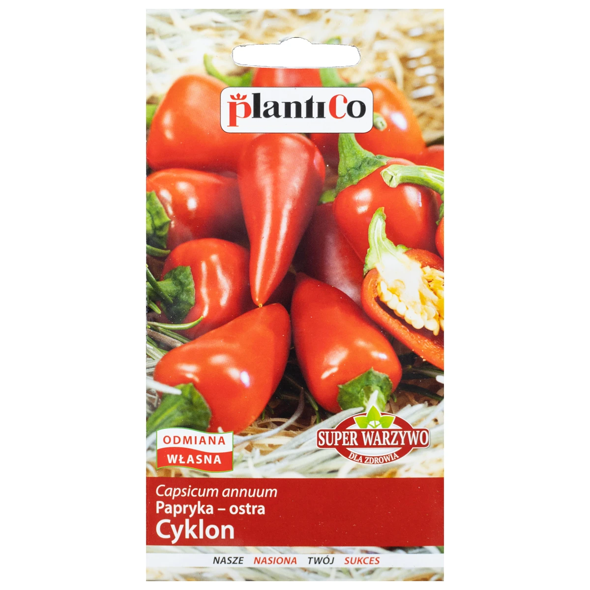 Papryka Ostra Cyklon Nasiona Plantico 0,5 g