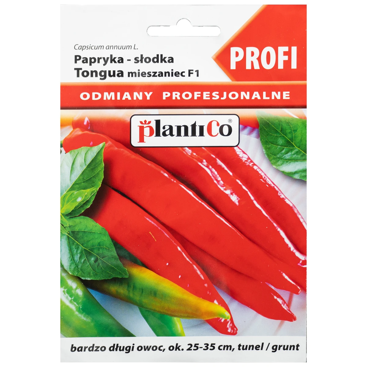 Papryka Słodka Tongua Mieszaniec Nasiona Plantico 0,1 g