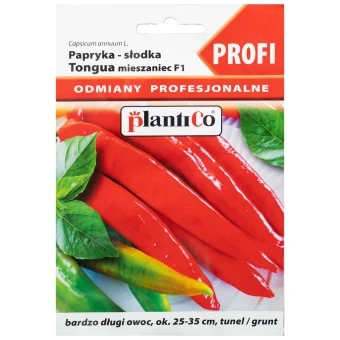 Papryka Słodka Tongua Mieszaniec Nasiona Plantico 0,1 g