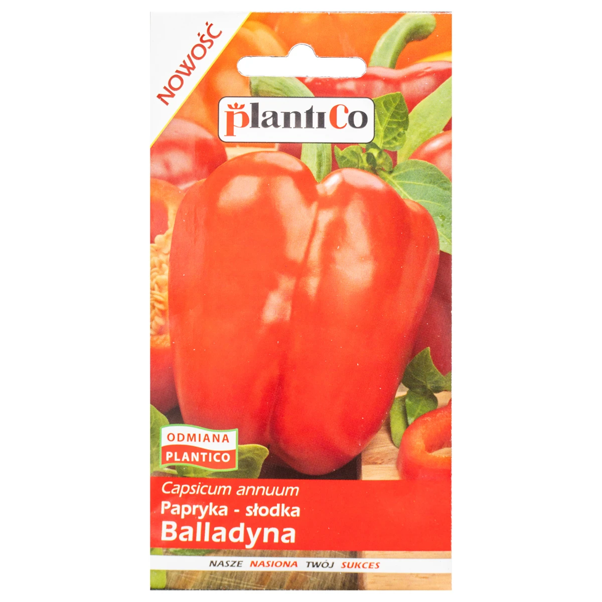 Papryka Słodka Balladyna Nasiona Plantico 0,5 g