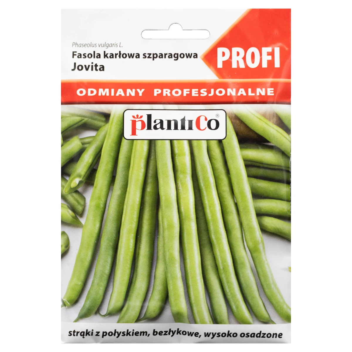 Fasola Zwykła Karłowa Zielona Jovita Nasiona Plantico 30 g