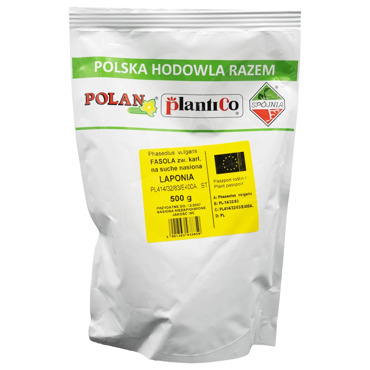 Fasola Zwykła Karłowa Na Suche Nasiona Laponia Nasiona 500 g
