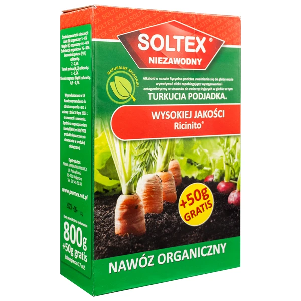 SOLTEX granulat na turkucia podjadka 800+50 gram 
