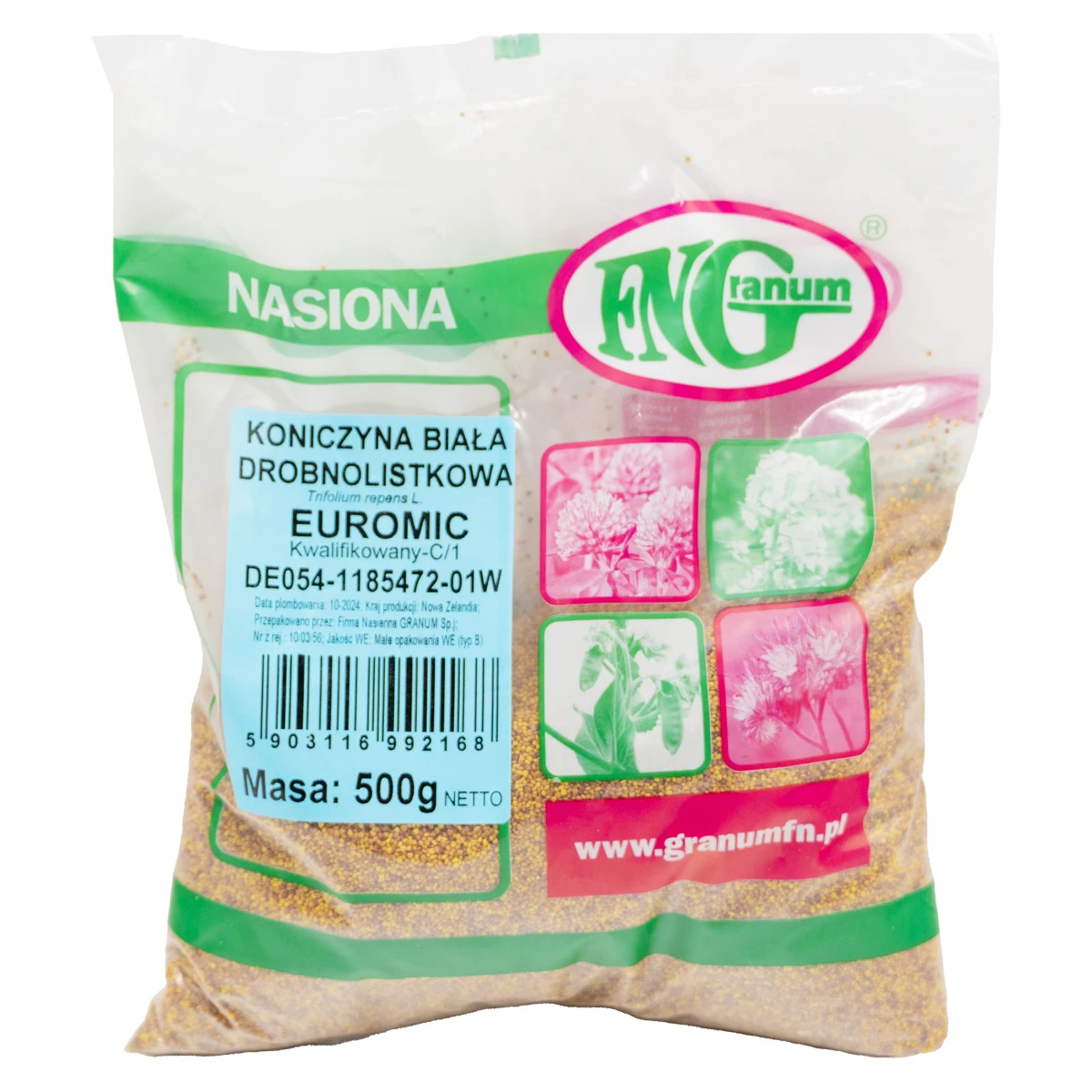 Koniczyna biała Euromic C/1 drobnolistkowa 0,5 kg