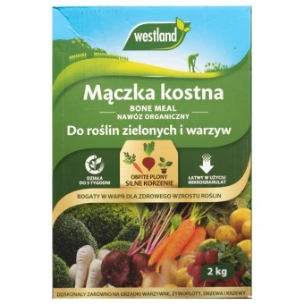 Nawóz mączka kostna do roślin zielonych i warzyw 2 kg karton Westland