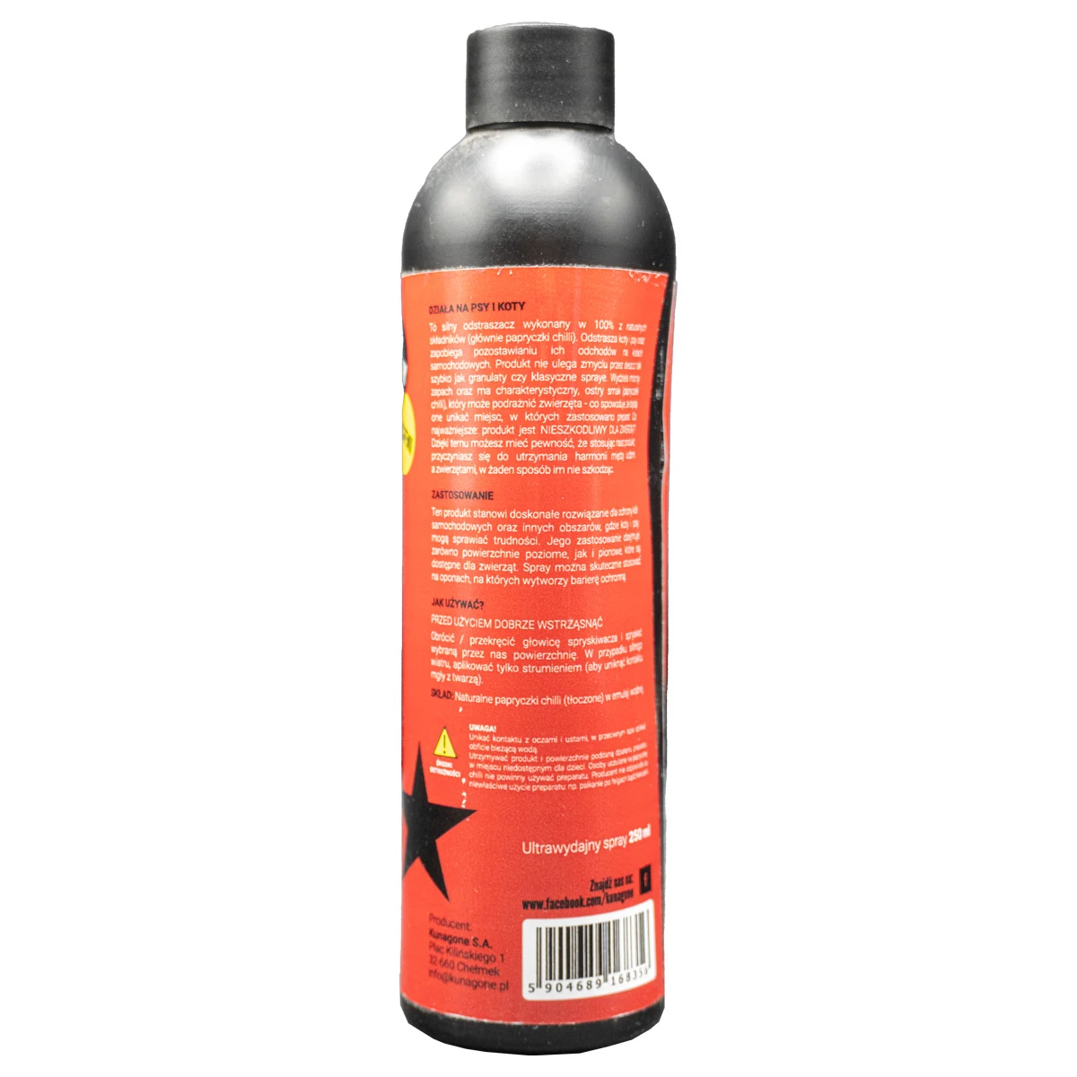 KUNAGONE NA PSY I KOTY odstraszacz MOTO 250ML
