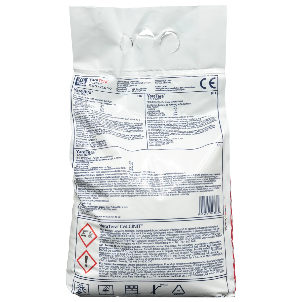 Calcinit Saletra wapniowa granulowana 5 kg Yara